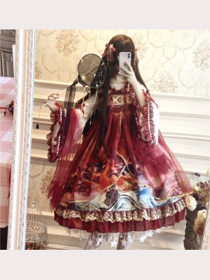 Dragons & Pearl Qi Lolita Dress OP (DJ24)